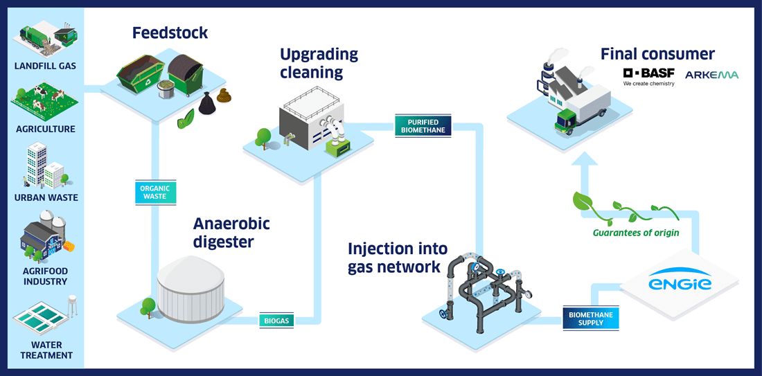 image of the post Biomethane: discover the value chain behind this renewable energy source
